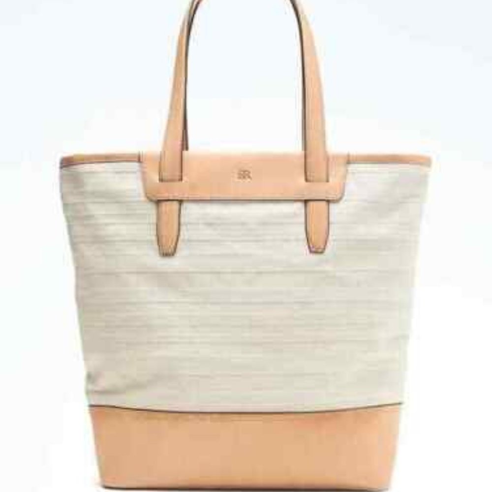 BR Cotton Canvas Tote, Beige